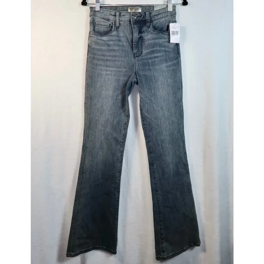 KUT from the Kloth Women's Ana High-Rise Fab Ab Super Flare in Counselled Size 0